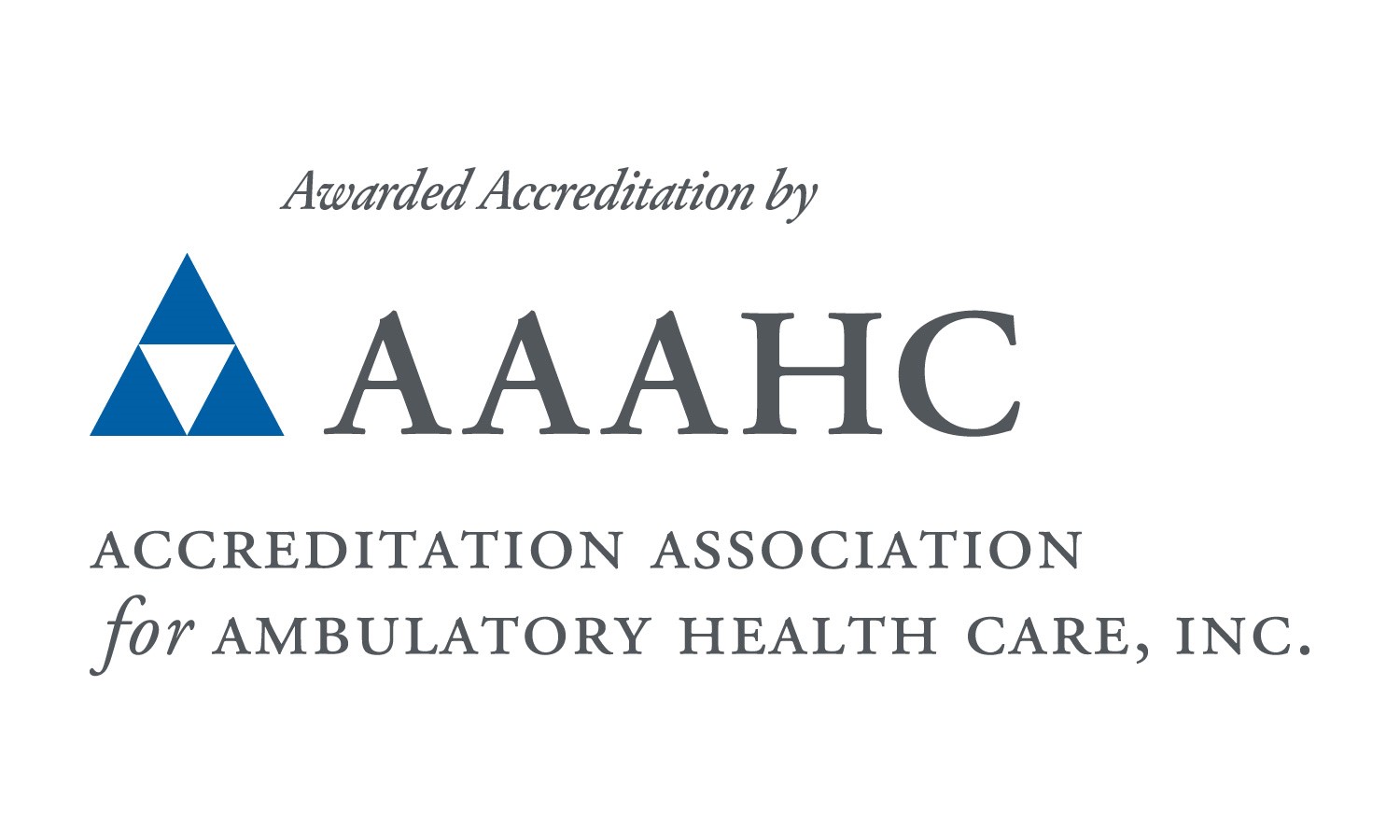 Accreditation association for ambulatory health care inc. AAAHC Accreditation logo
