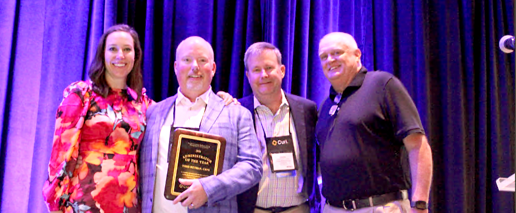 Todd Pittman, CMPE CEO of Digestive Health Specialists receives award for 2024 Administrator of the Year by NC MGMA